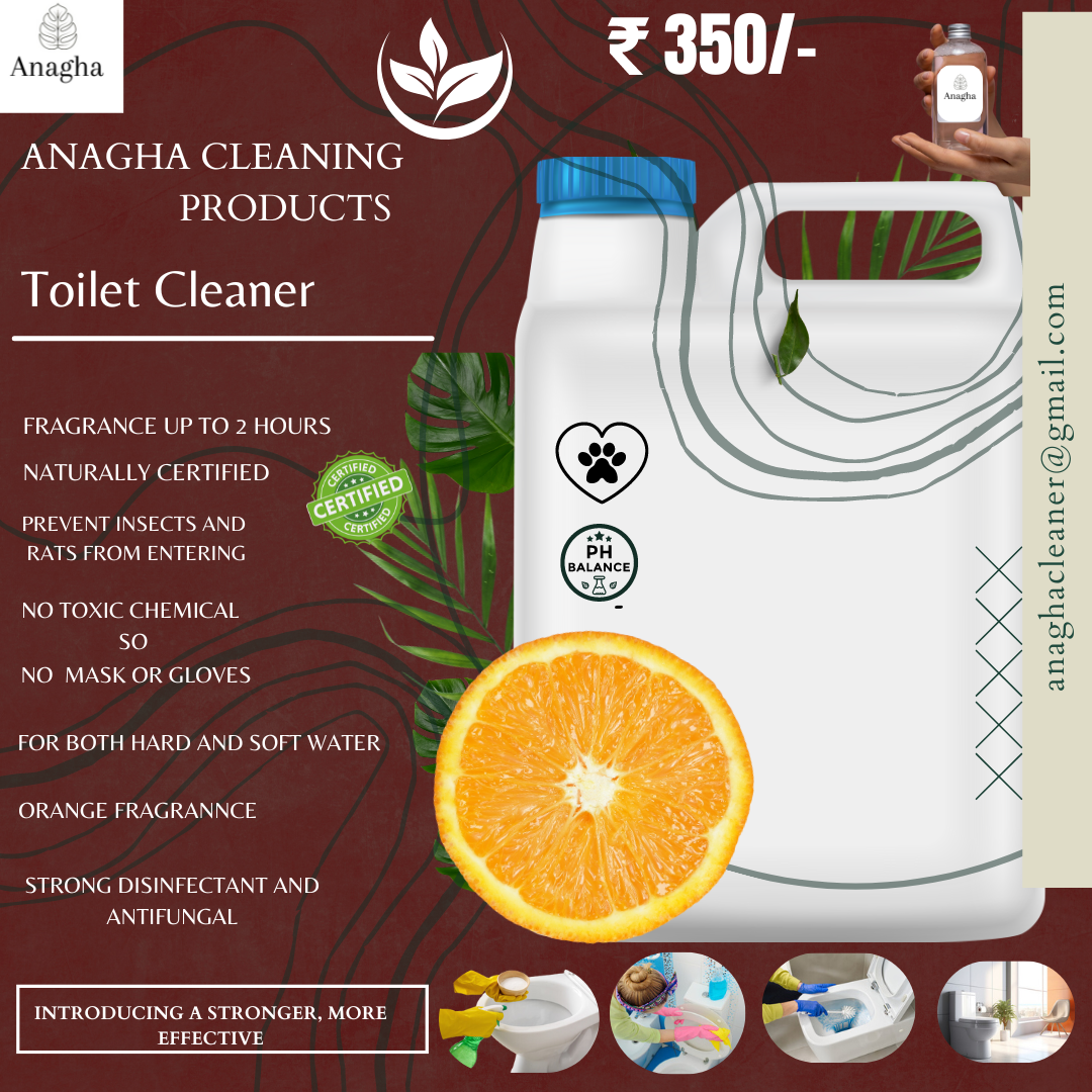 Natural Toilet Cleaner with Citric Acid and Neem